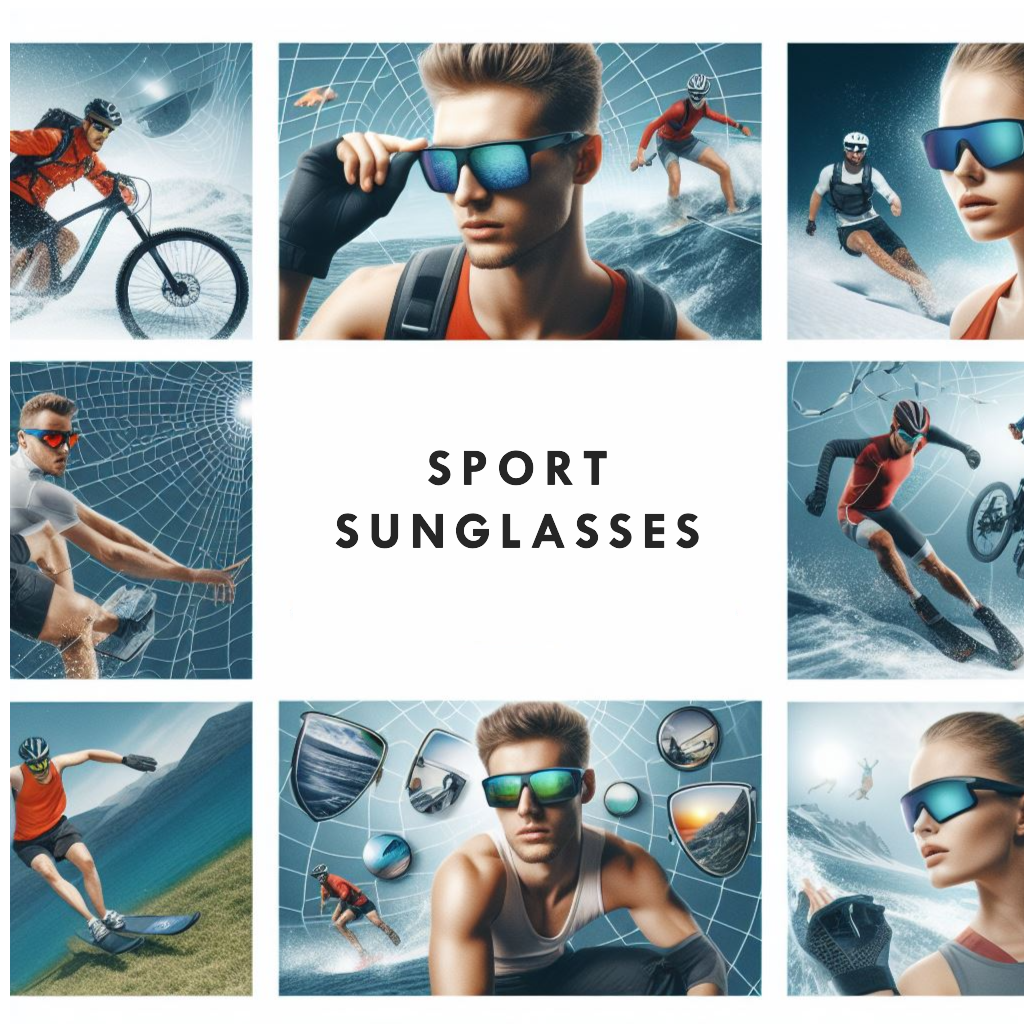 Sport Sunglasses in different sports