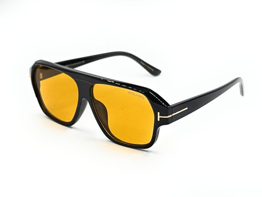 SQUARO Premium Quality Fashion Sunglasses – Black Frame with Gradient Gray Lenses | Classic Square Design SQ20241520
