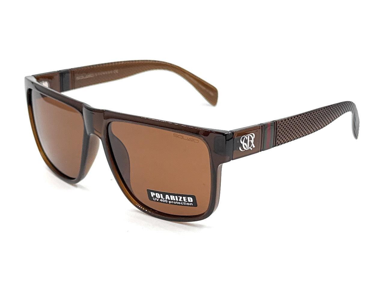 SQUARO Polarized Square Sunglasses - UV400 Protection with TAC Lenses SQ20251555