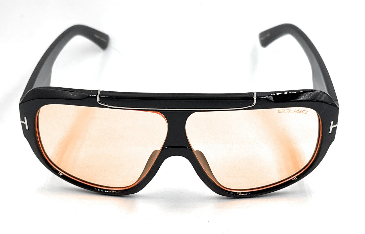 SQUARO Premium Quality Fashion Sunglasses – Black Oversized - Black Frame with Gradient Gray Lenses | Classic Square Design                                 SQ20241520