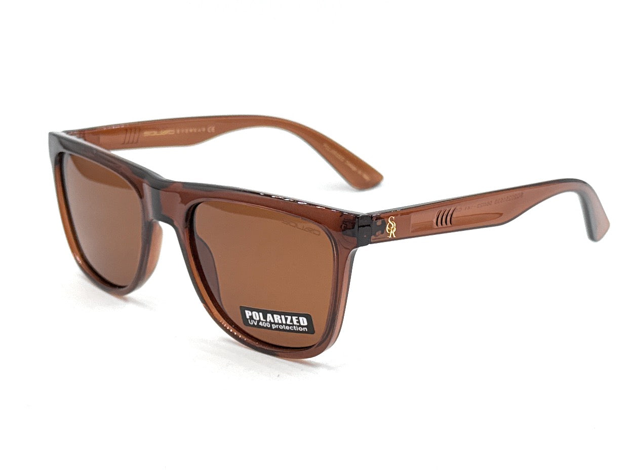 SQUARO Classic Brown Polarized TAC Sunglasses – UV400 Protection & Lightweight Design SQUAROSunglasses - UV400 Protection with TAC Lenses SQ20251533
