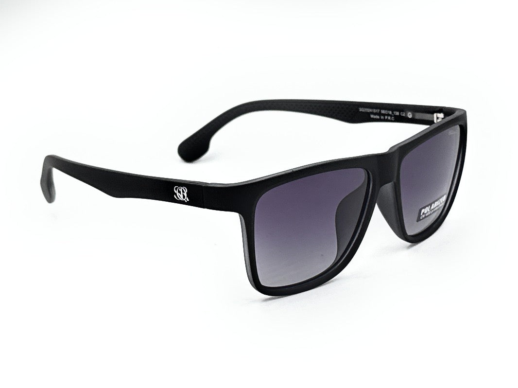 SQUARO Matte Black Polarized Sunglasses – Lightweight Premium quality Frame with Spring Hinges
SQ20241517