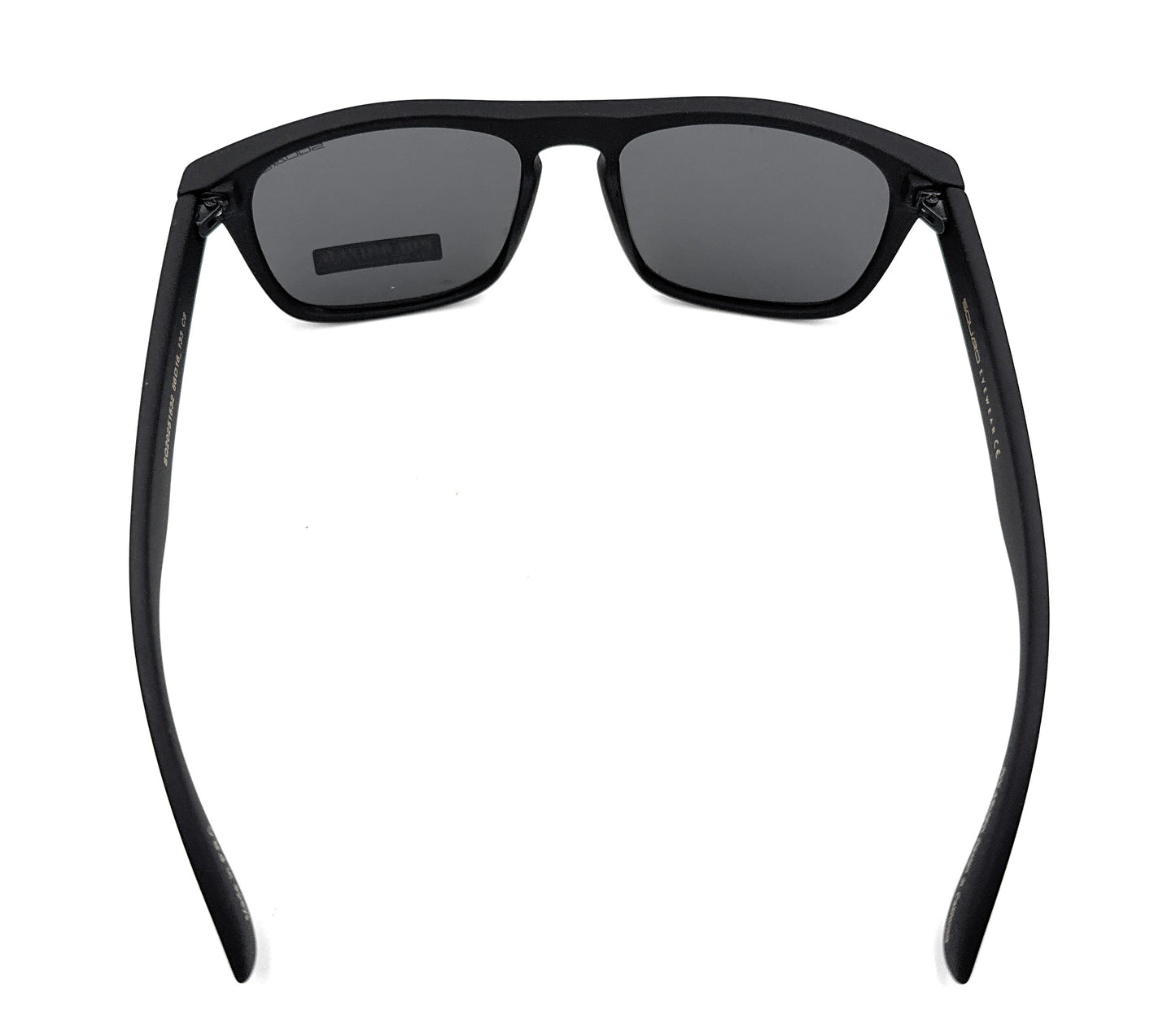 SQUARO Matte Black Polarized TAC Sunglasses β Blue Mirror Lenses with UV400 Protection               SQ20251532