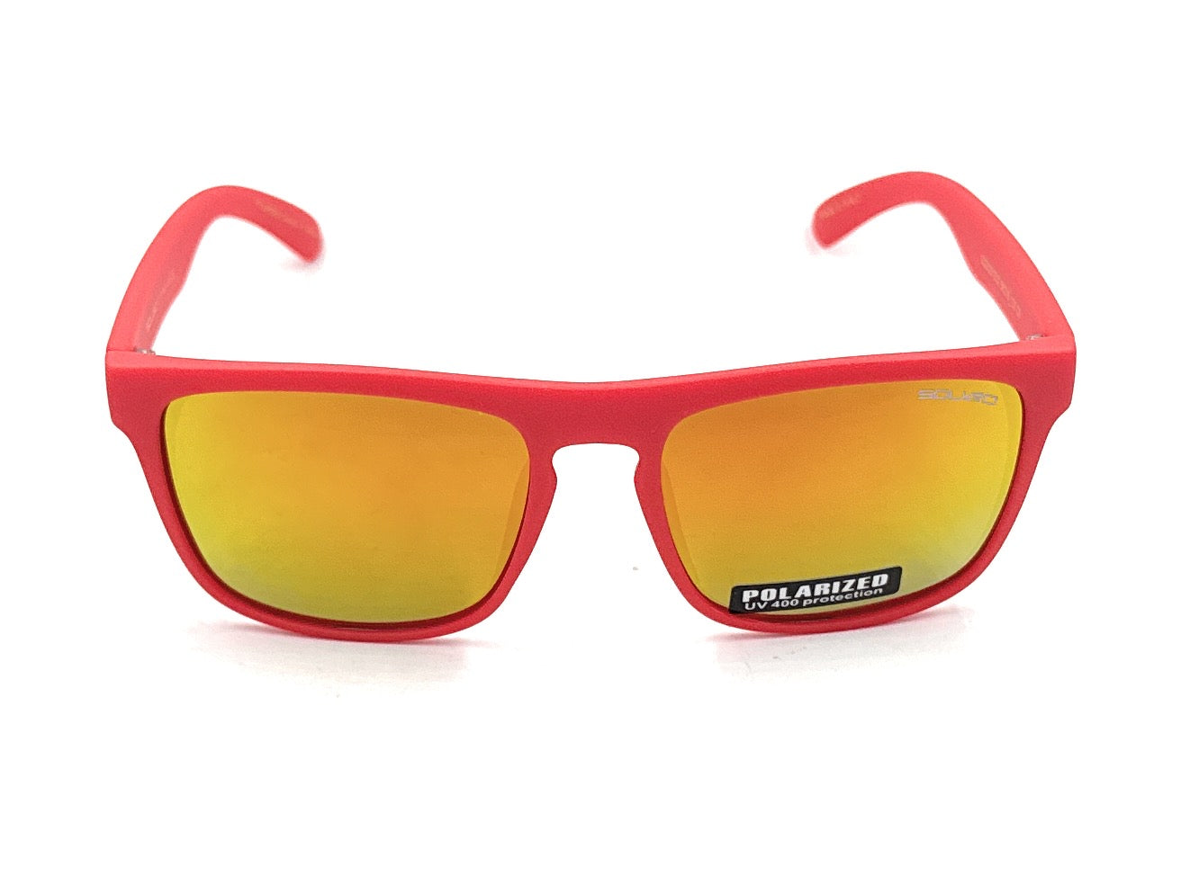SQUARO Matte Black Polarized TAC Sunglasses β Blue Mirror Lenses with UV400 Protection               SQ20251532