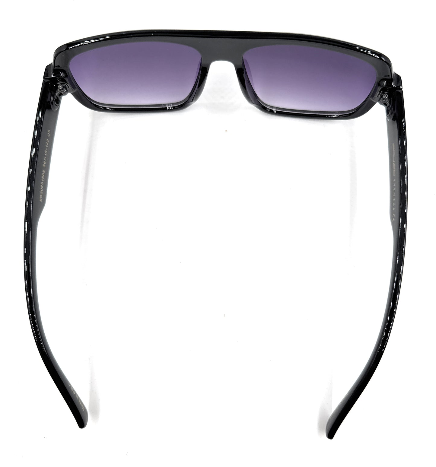 SQUARO Premium Quality Fashion Sunglasses – Black Frame with Gradient Gray Lenses | Classic Square Design SQ20241520