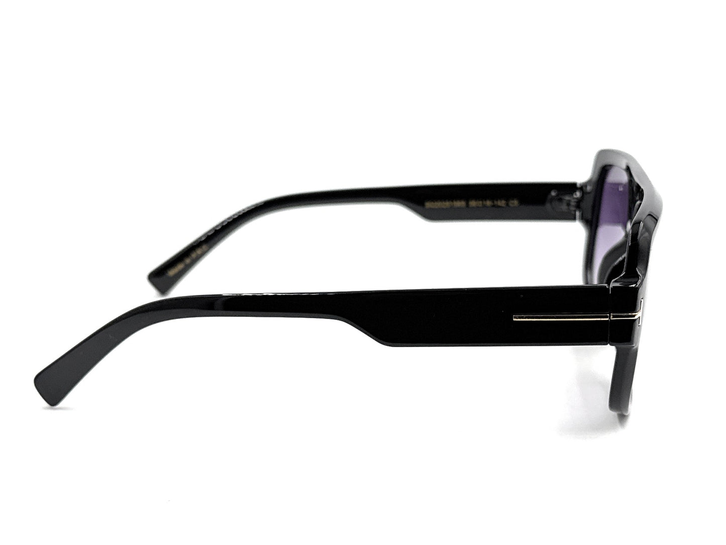 SQUARO Premium Quality Fashion Sunglasses – Black Frame with Gradient Gray Lenses | Classic Square Design SQ20241520