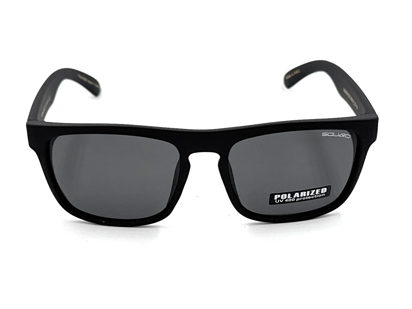 SQUARO Matte Black Polarized TAC Sunglasses β Blue Mirror Lenses with UV400 Protection               SQ20251532