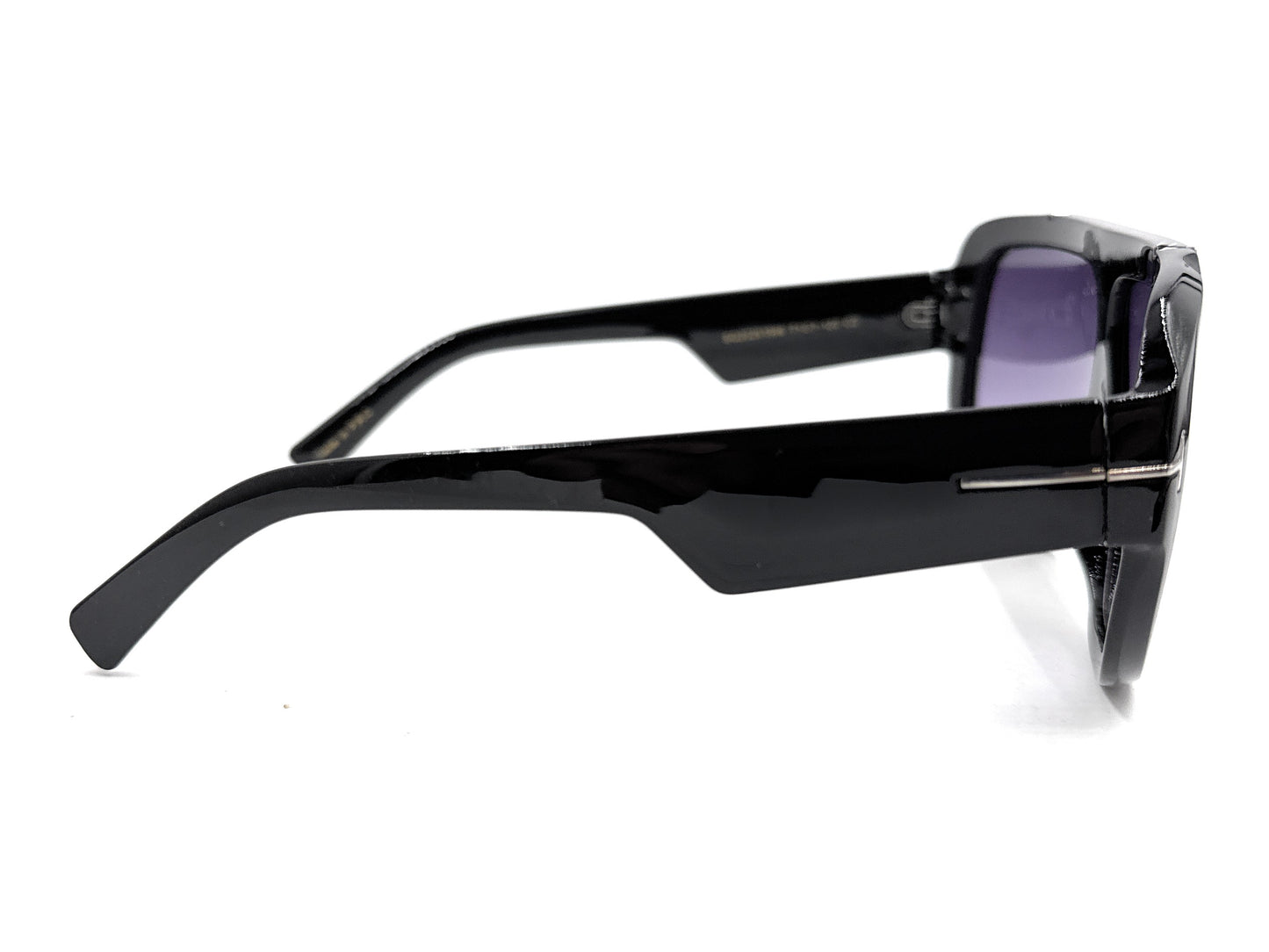 SQUARO Premium Quality Fashion Sunglasses – Black Oversized - Black Frame with Gradient Gray Lenses | Classic Square Design                                 SQ20241520