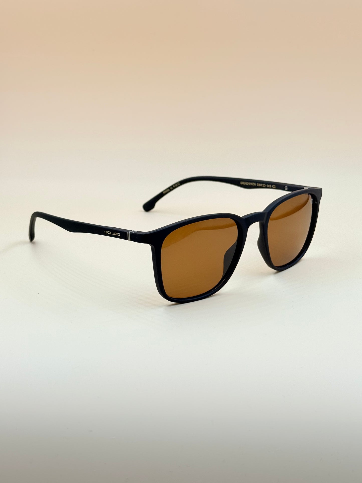 SQUARO Matte Black Polarized Sunglasses – Lightweight Premium quality Frame with Spring Hinges
SQ20261600