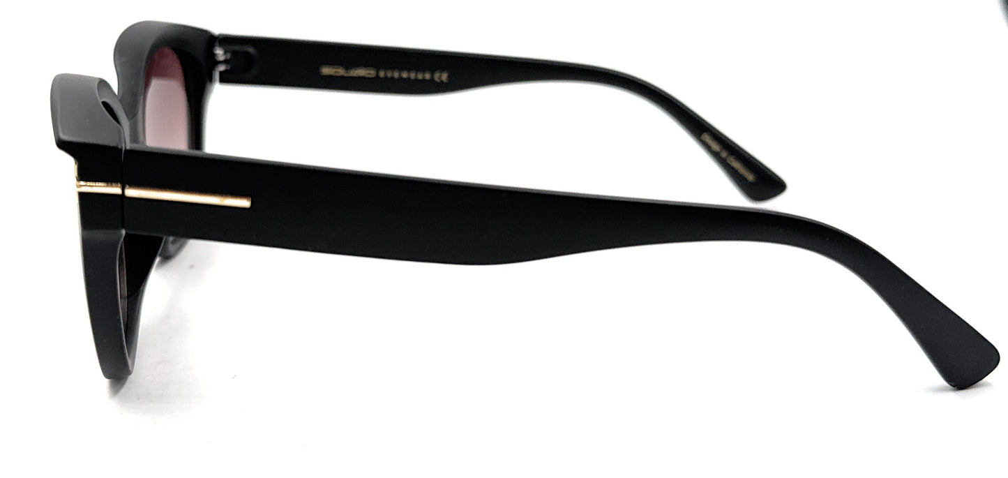 Women’s Cat-Eye Fashion Sunglasses – Premium Non-Polarized Gradient Purple Lens | SQUARO SQ20251558