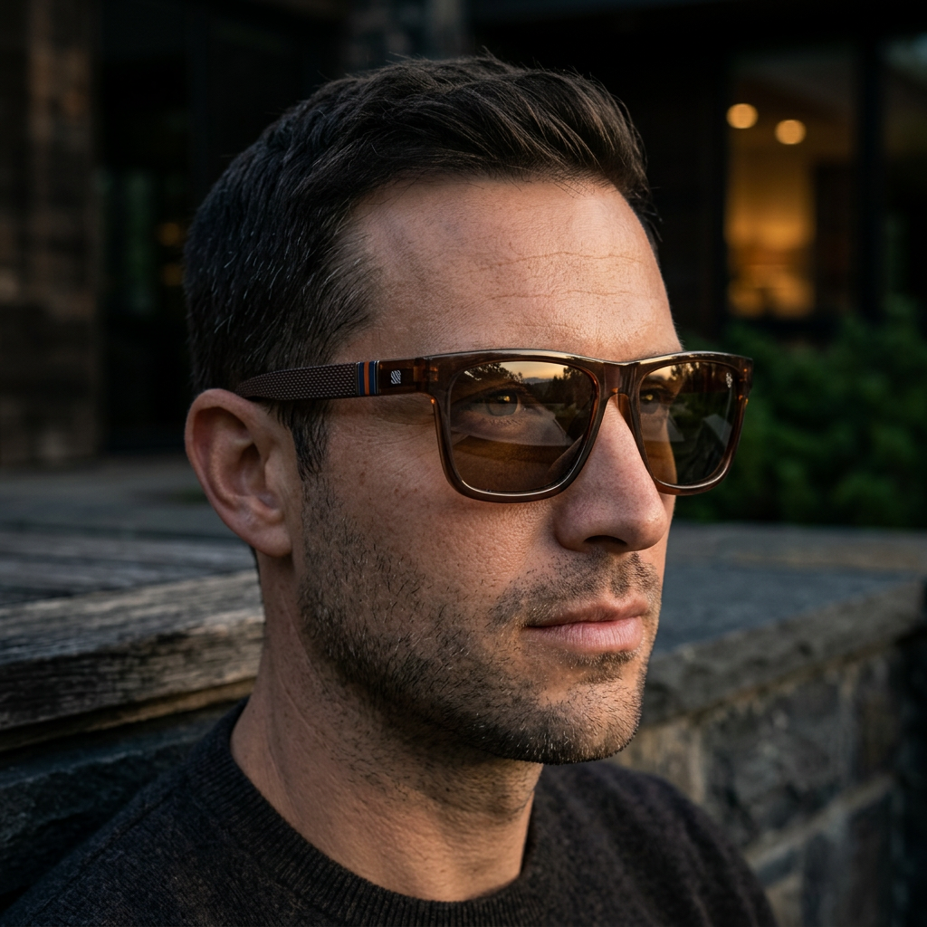 SQUARO Polarized Square Sunglasses UVB- UV400 -%100 Protection with TAC Lenses SQ20261592