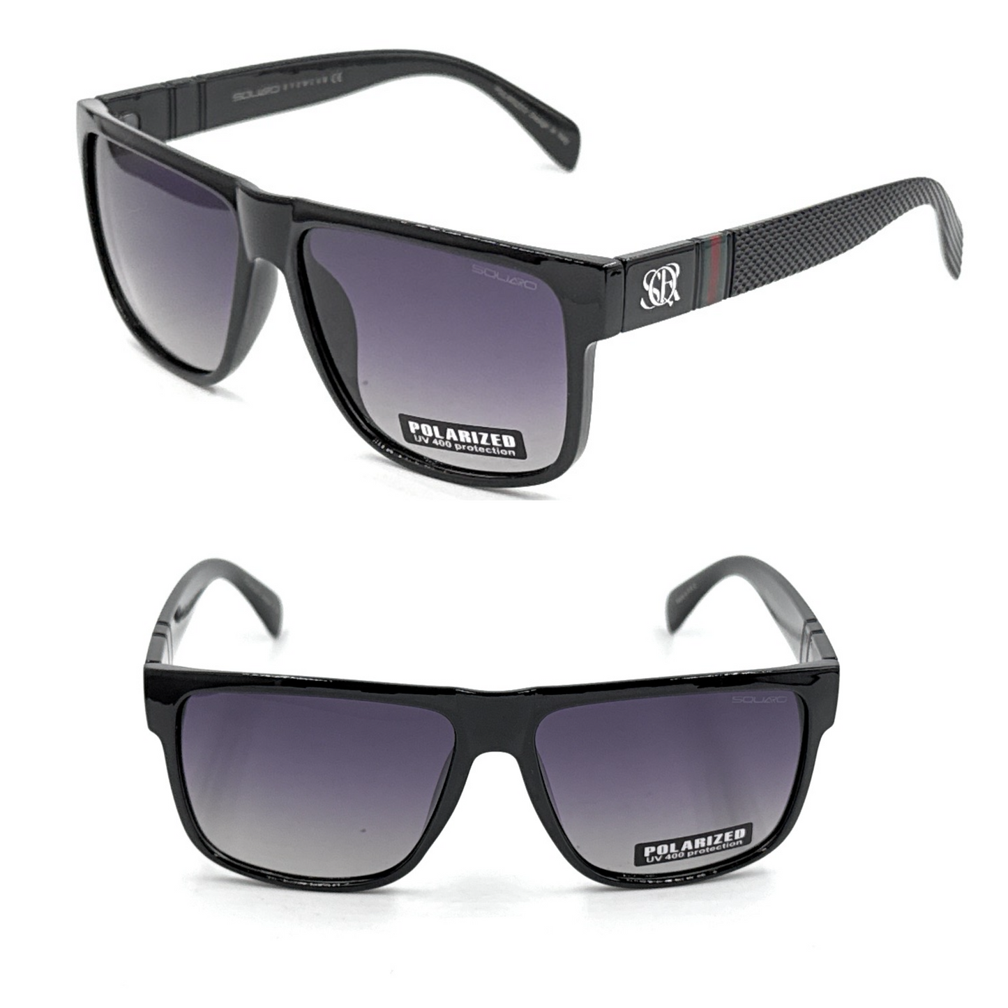 SQUARO Polarized Square Sunglasses - UV400 Protection with TAC Lenses SQ20251555