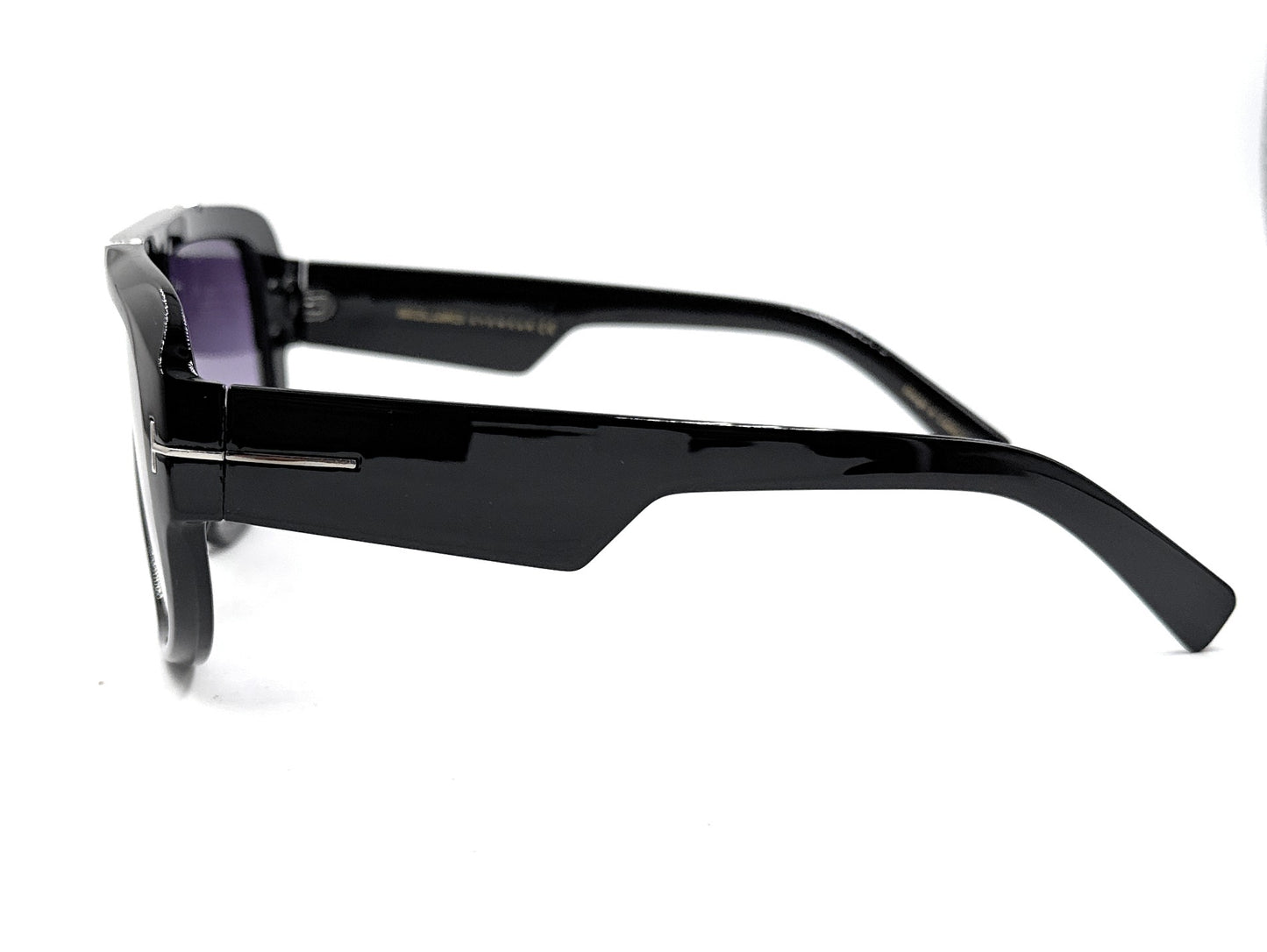 SQUARO Premium Quality Fashion Sunglasses – Black Oversized - Black Frame with Gradient Gray Lenses | Classic Square Design                                 SQ20241520