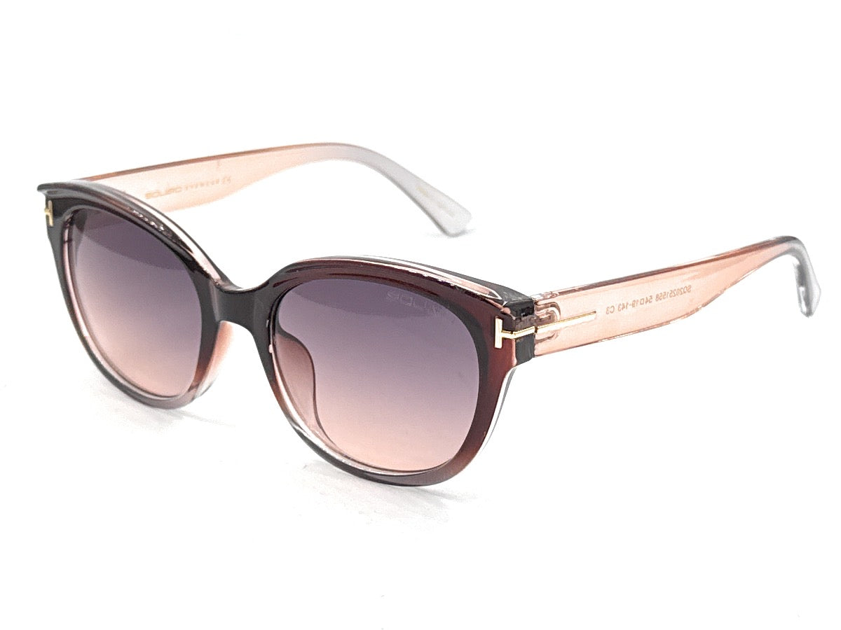 Women’s Cat-Eye Fashion Sunglasses – Premium Non-Polarized Gradient Purple Lens | SQUARO SQ20251558