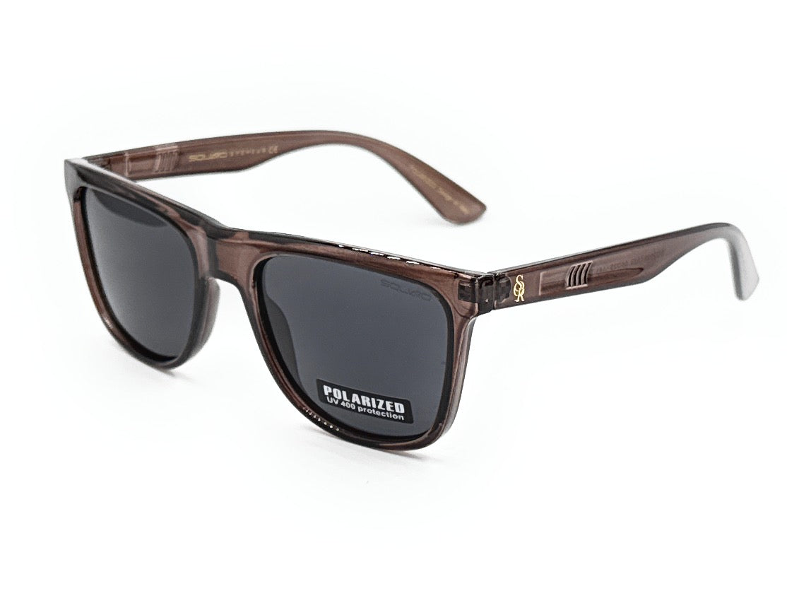 SQUARO Classic Brown Polarized TAC Sunglasses – UV400 Protection & Lightweight Design SQUAROSunglasses - UV400 Protection with TAC Lenses SQ20251533