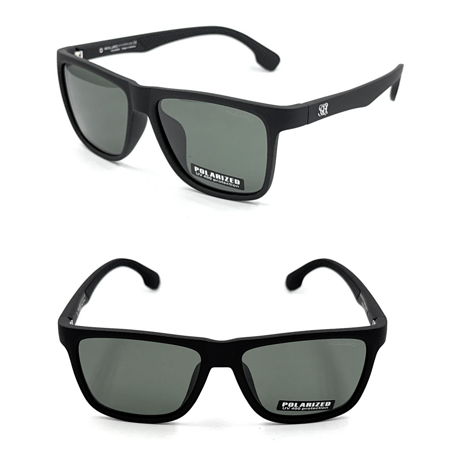 SQUARO Matte Black Polarized Sunglasses – Lightweight Premium quality Frame with Spring Hinges
SQ20241517