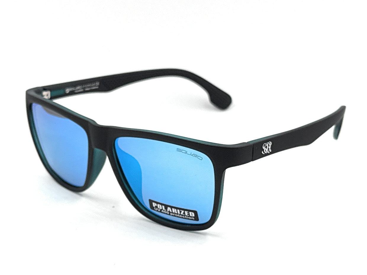 SQUARO Matte Black Polarized Sunglasses – Lightweight Premium quality Frame with Spring Hinges
SQ20241517
