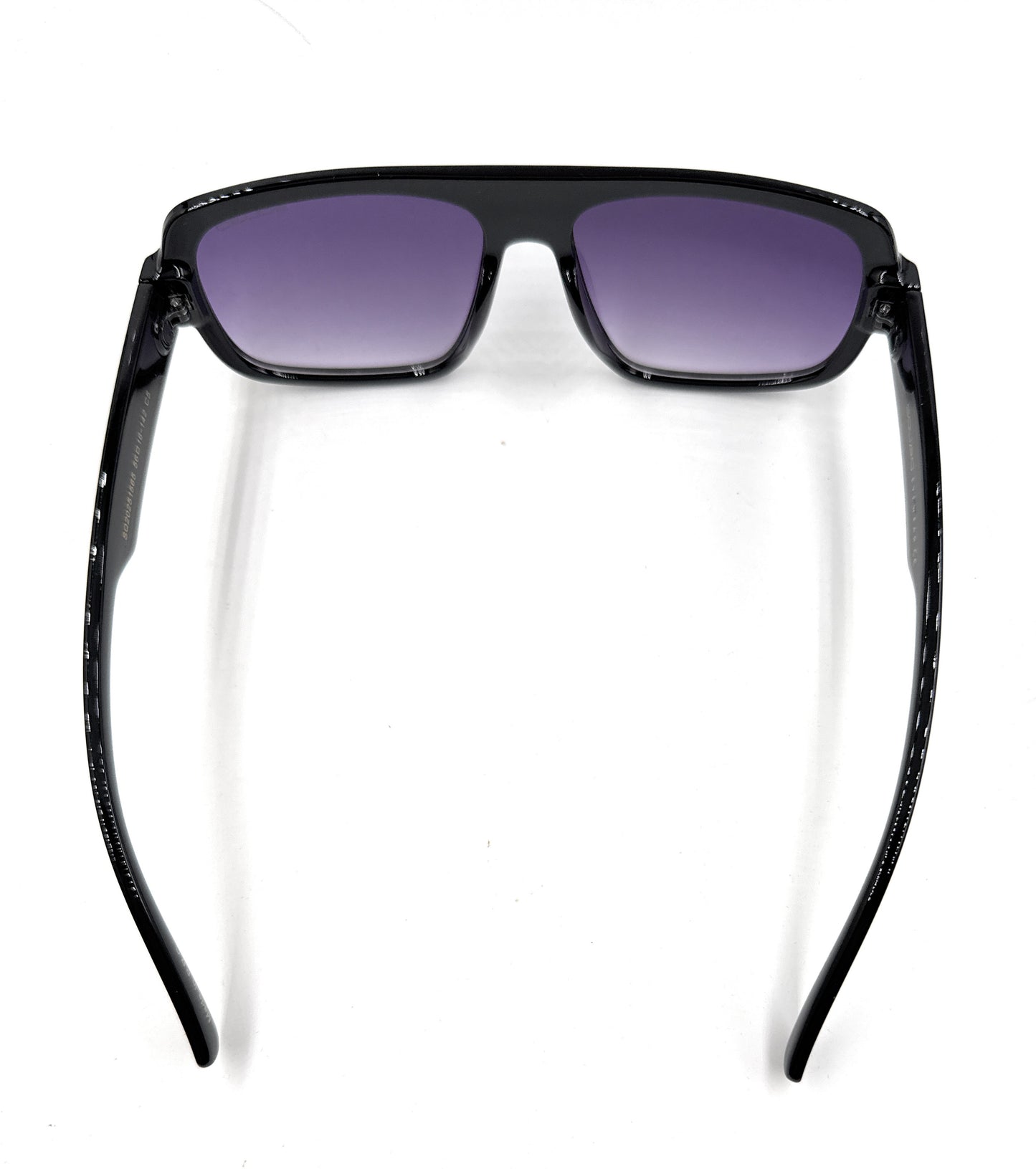 SQUARO Premium Quality Fashion Sunglasses – Black Frame with Gradient Gray Lenses | Classic Square Design SQ20241520