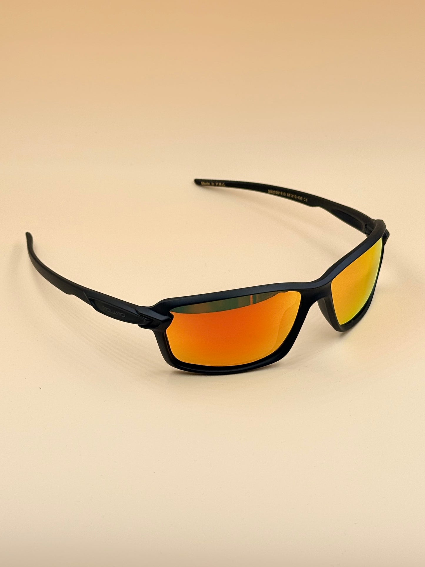 SQUARO Rectangular POLARIZED Oversized Shield Sunglasses – Premium Black Frame UV400 Lenses SQ20261610 67#19-131