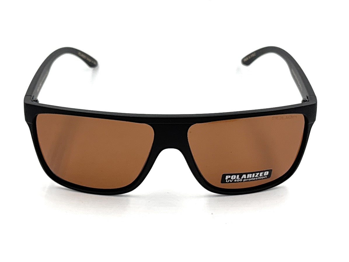 SQUARO TAC Polarized Sunglasses – Matte Black Frame with Soft Touch Rubber Coating | Premium UV400 Protection SQ20241529