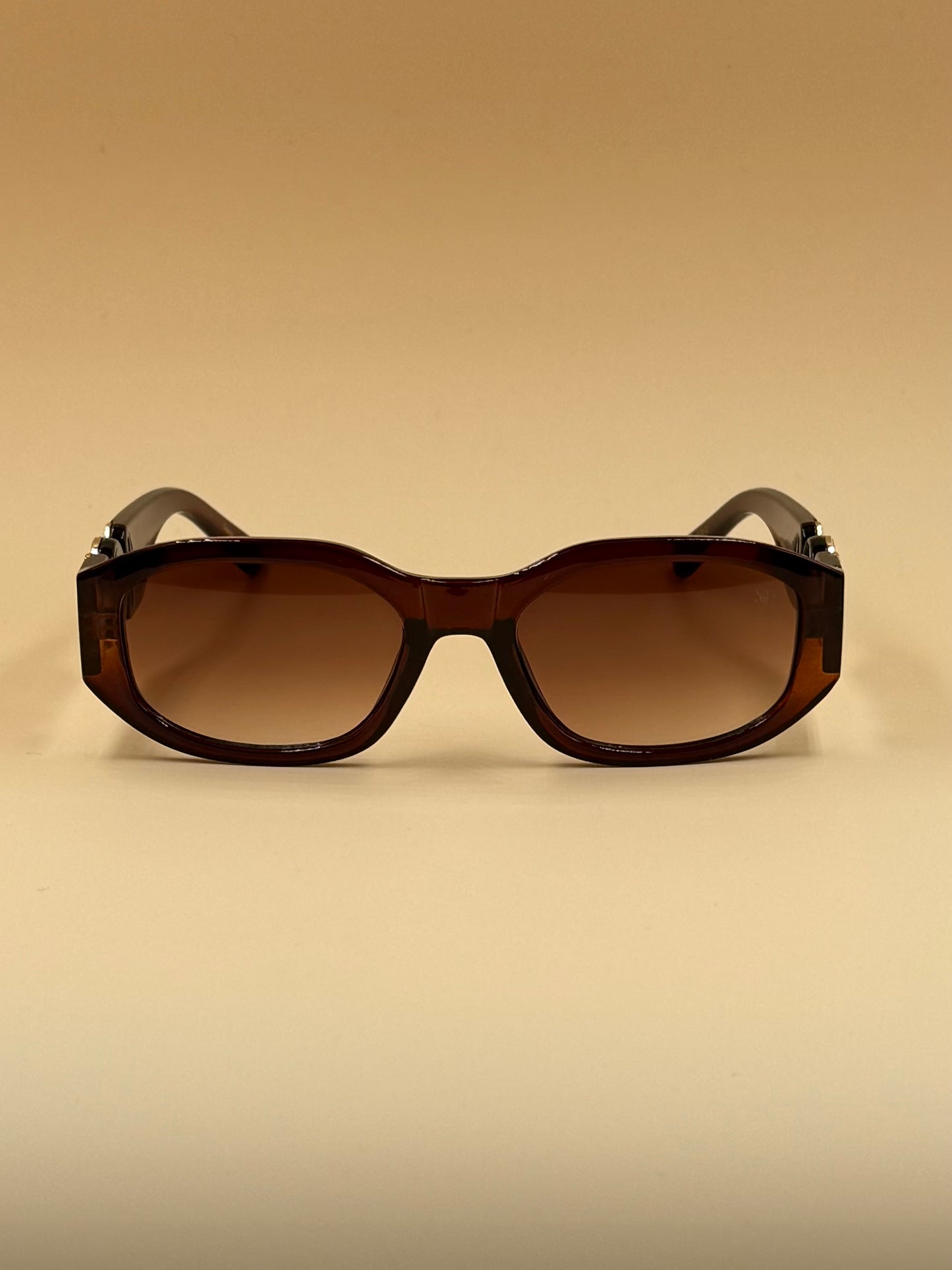 SQUARO Hexa Black – Polarized UV400 Unisex Hexagon Sunglasses | Premium PC + Metal Frame SQ20261577