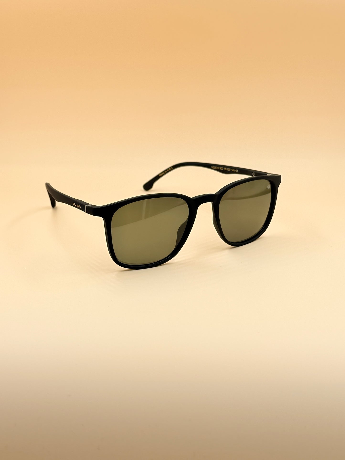 SQUARO Matte Black Polarized Sunglasses – Lightweight Premium quality Frame with Spring Hinges
SQ20261600