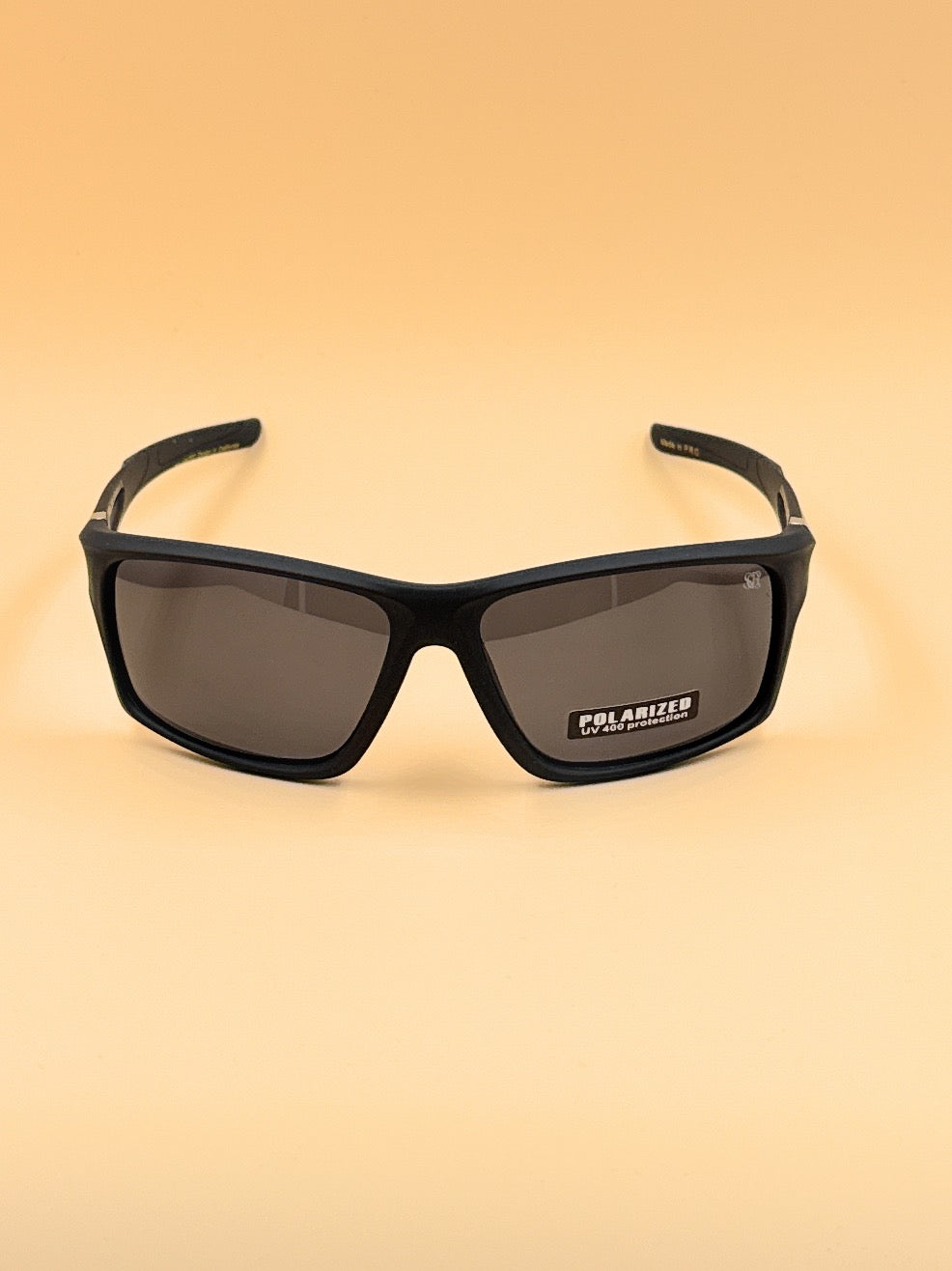 SQUARO SO20261586 POLARIZED Oversized Shield Sunglasses – Premium Black Frame with Gradient UV400 Lenses