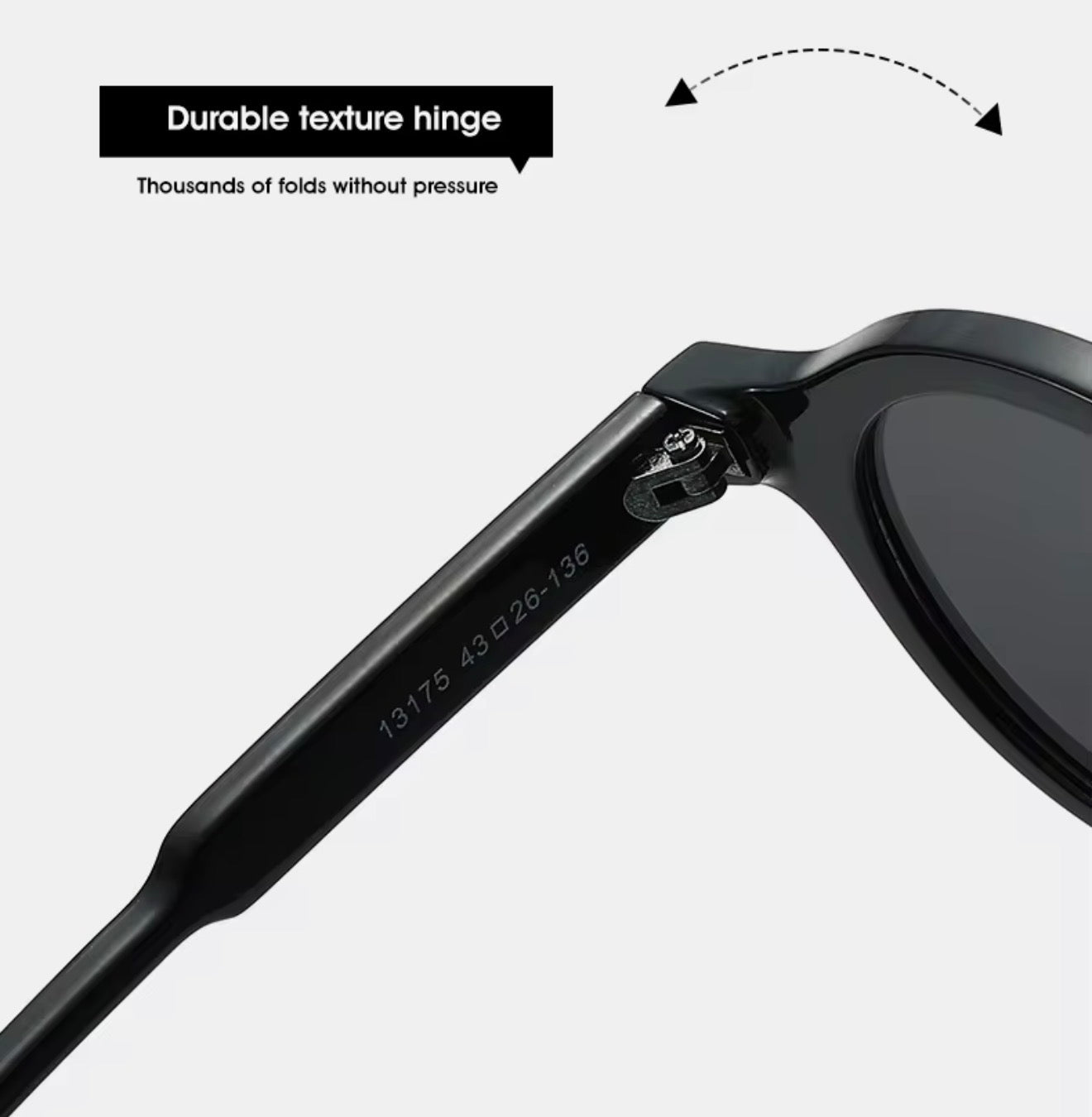 SQUARO SQ20261582 Premium Round Unisex Sunglasses – Lightweight PC Frame with UV400 Protection