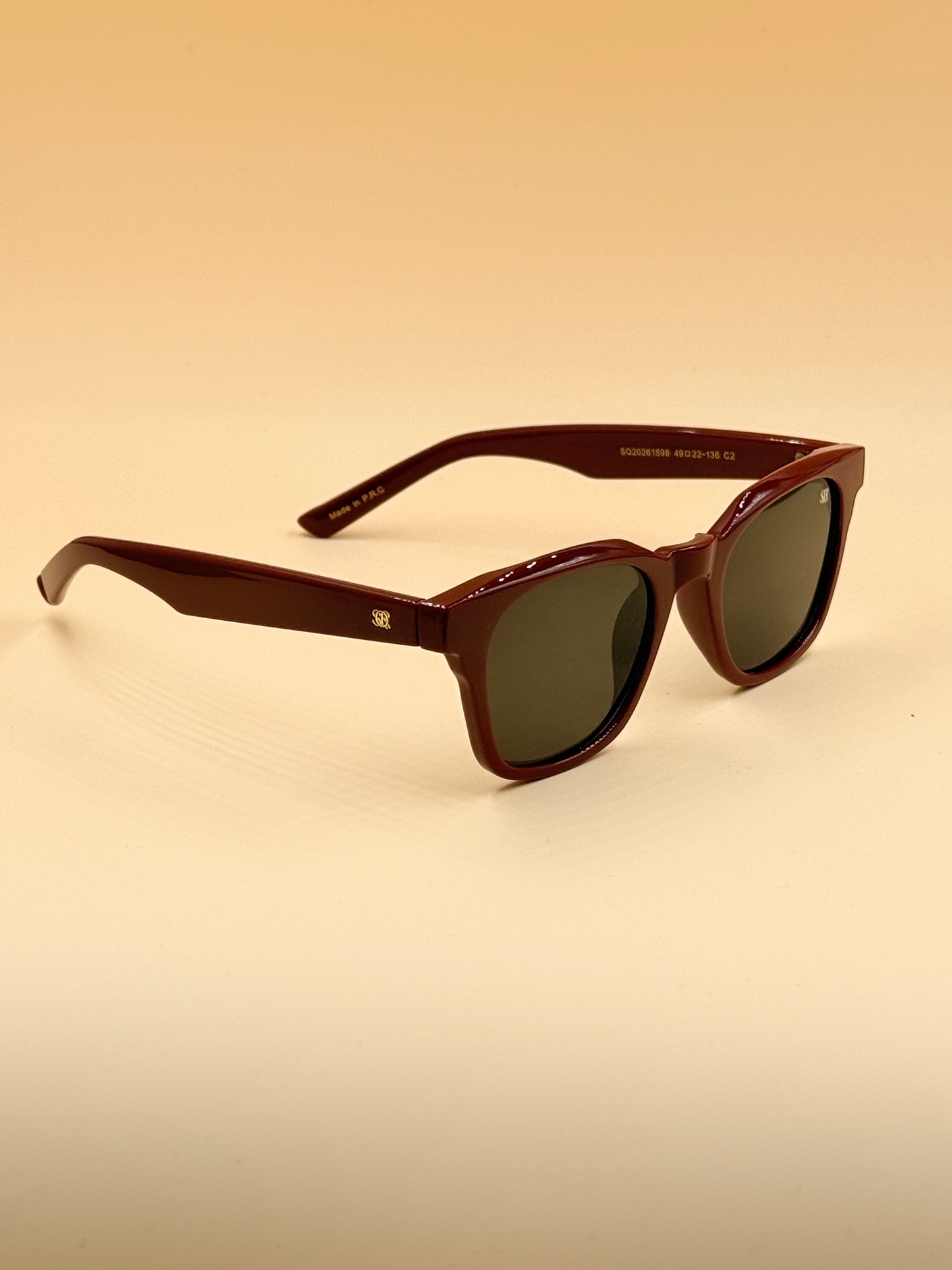 SQUARO Sunglasses – Lightweight Premium quality Frame with the metal Hinges UVA-400                SQ20261598 49#22-136
