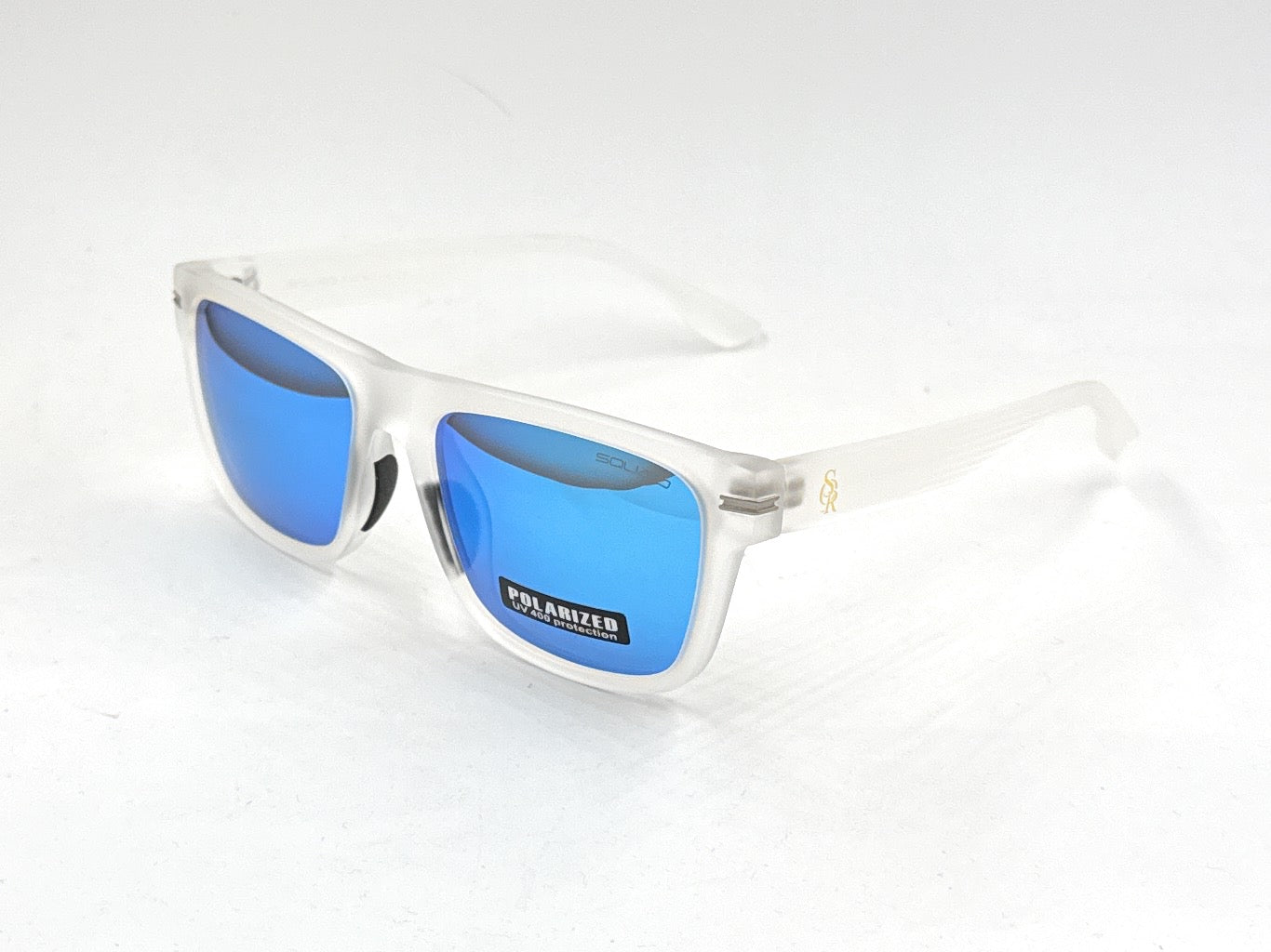 SQUARO Matte Black Polarized Sunglasses – Lightweight Premium quality TR90 Frame with the strong Hinges S11102