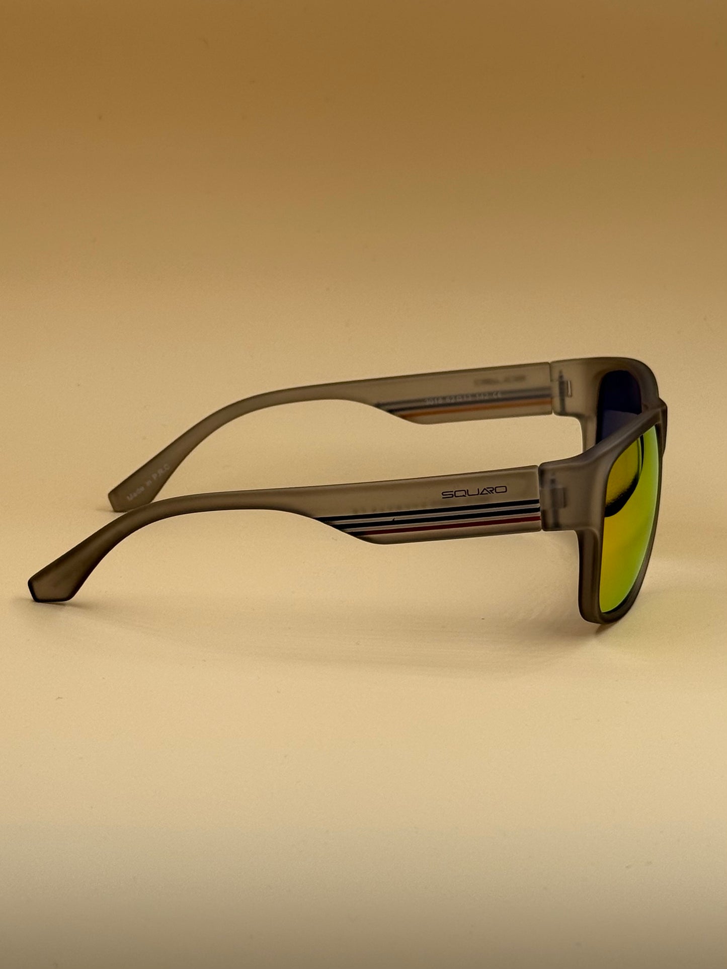 SQUARO Model 3018 Polarized Sunglasses – Matte Black Frame | UV400 Protection