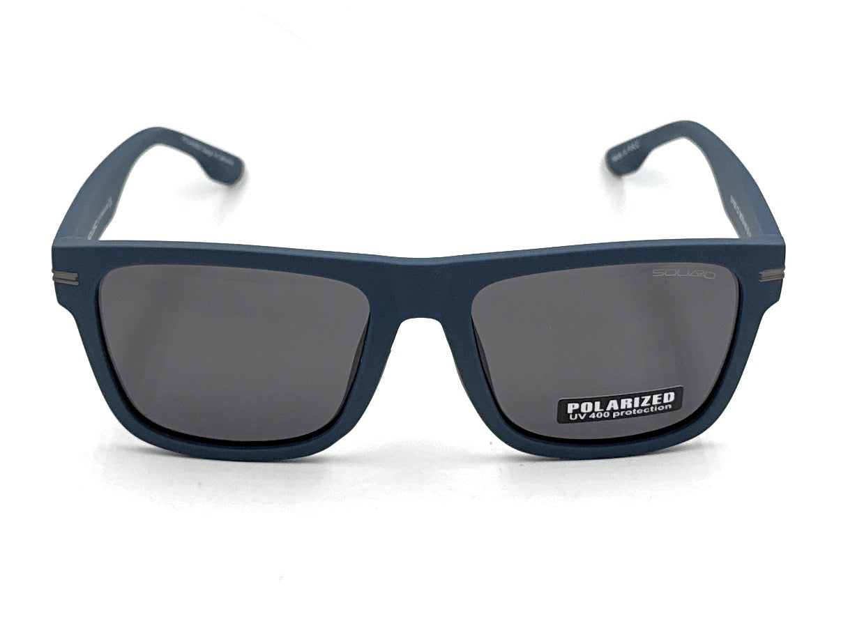 SQUARO Matte Black Polarized Sunglasses – Lightweight Premium quality TR90 Frame with the strong Hinges S11102