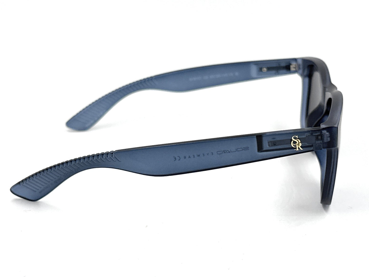 SQUARO Matte Black Polarized Sunglasses – Lightweight Premium quality Frame with Spring Hinges S16101