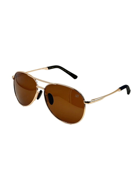 SQUARO Polarized Aviator Sunglasses Premium Metal Frame with the spring hinges | UV400 Protection High Quality Light weight SQ20261607