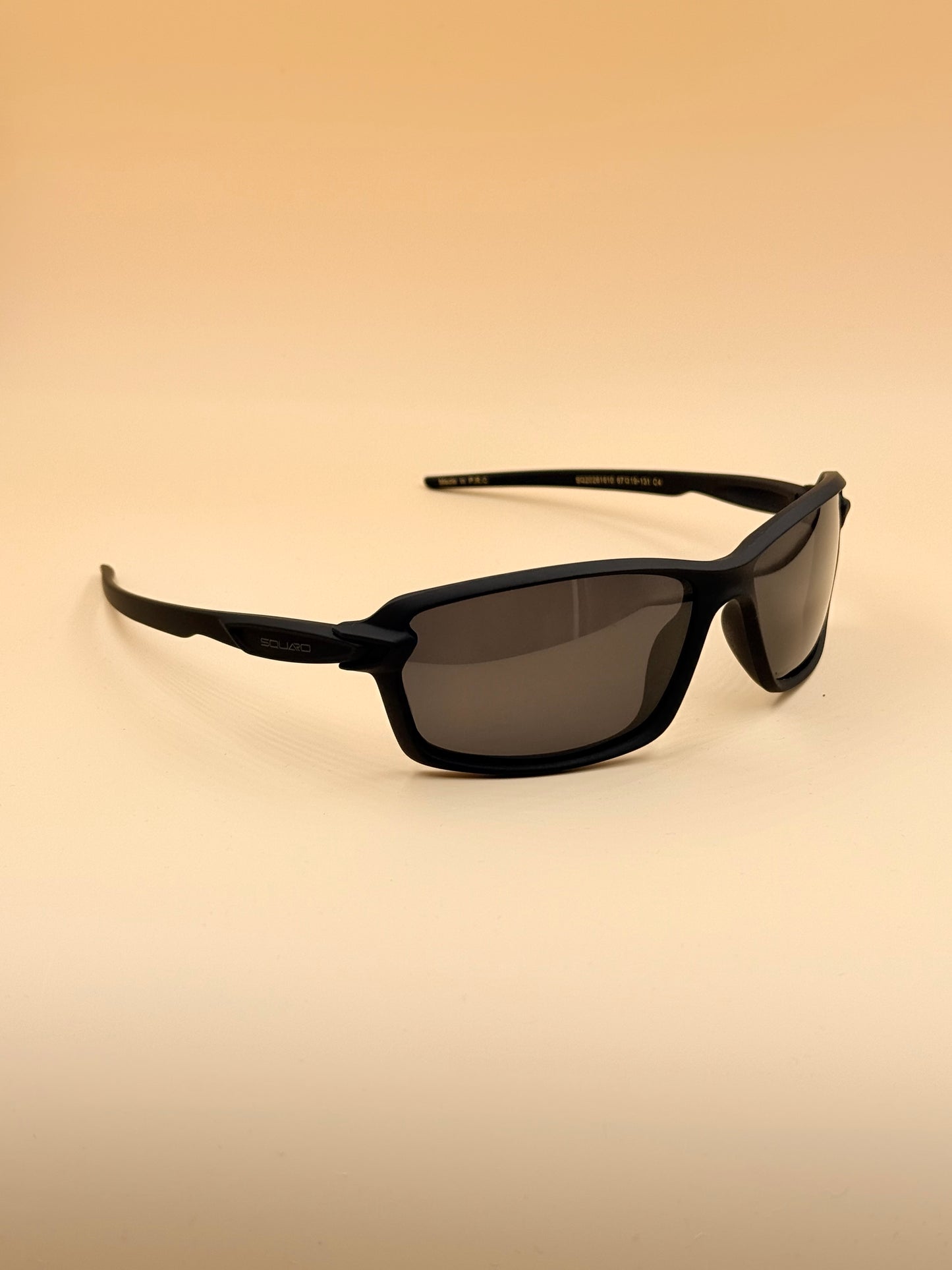 SQUARO Rectangular POLARIZED Oversized Shield Sunglasses – Premium Black Frame UV400 Lenses  SQ20261610 67#19-131