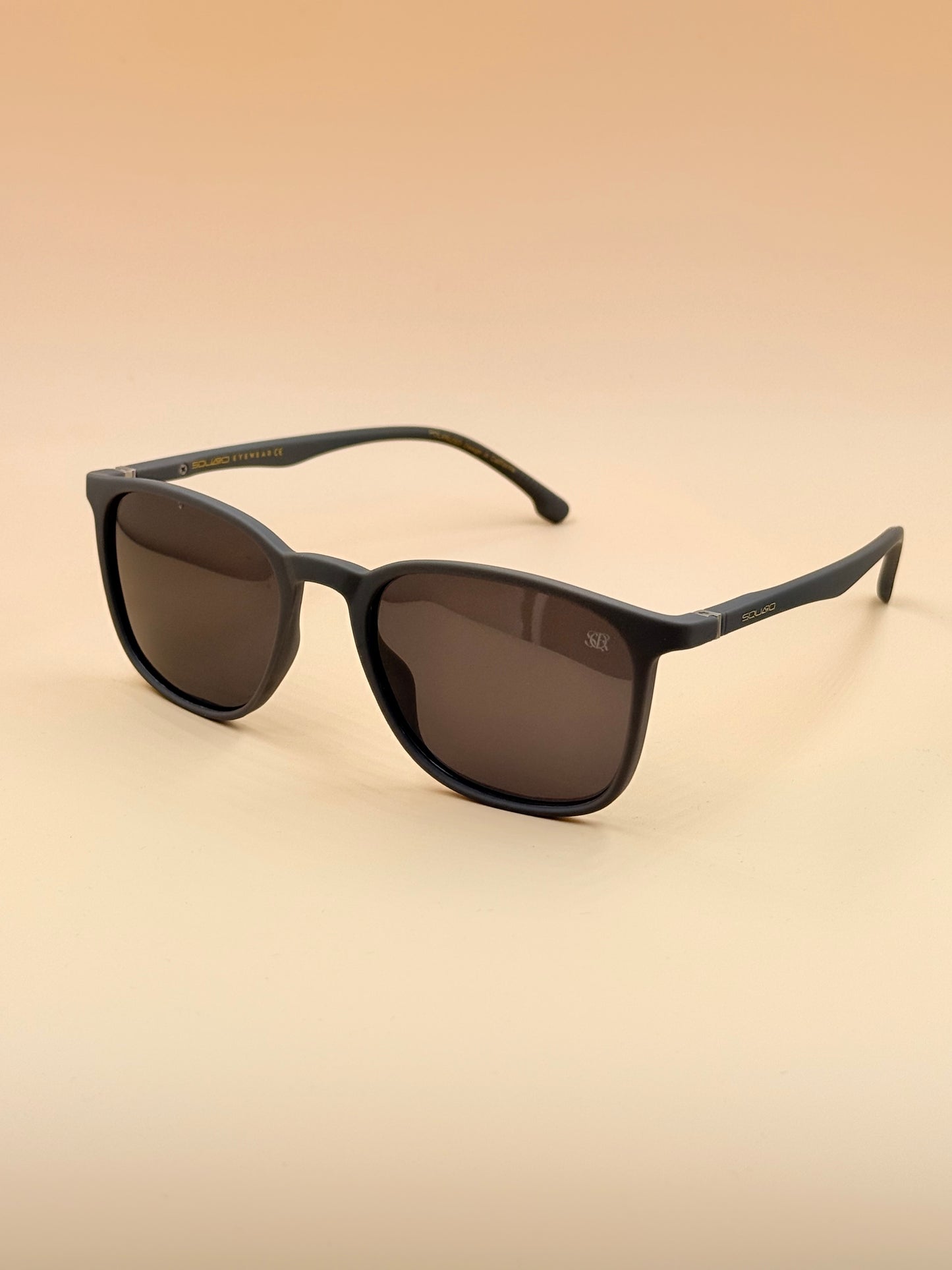 SQUARO Matte Black Polarized Sunglasses – Lightweight Premium quality Frame with Spring Hinges
SQ20261600