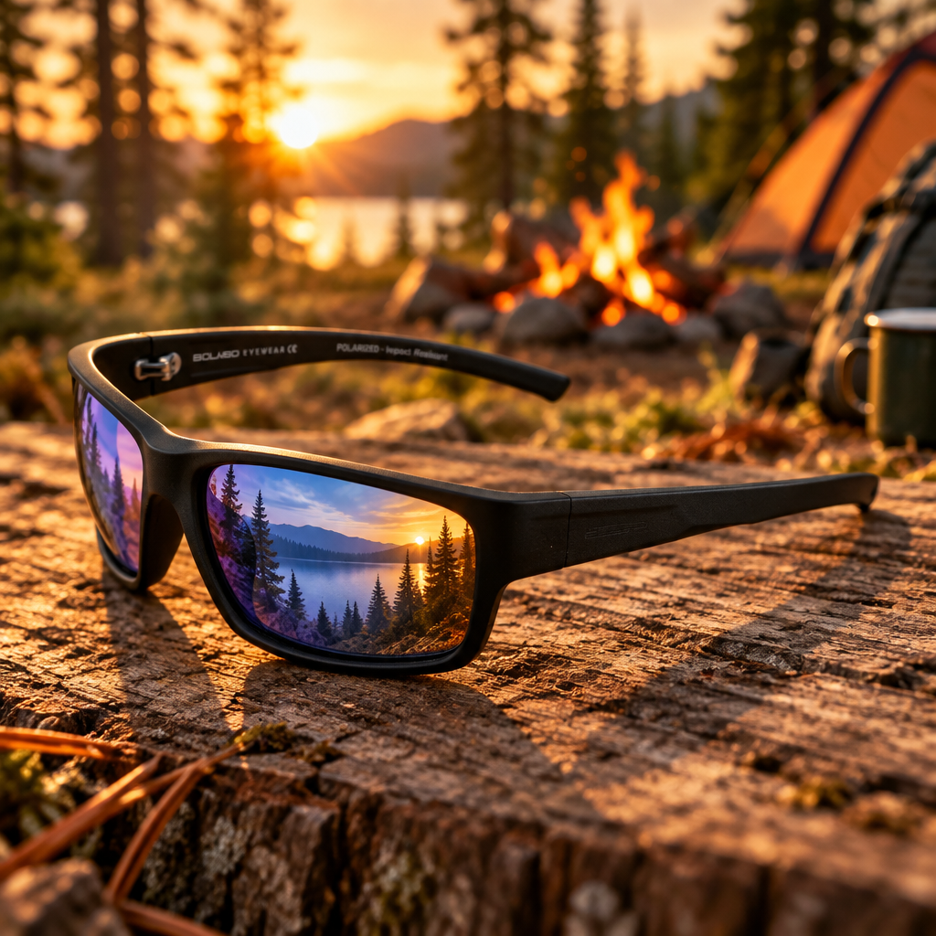 SQUARO Polarized Sunglasses Fishing Driving Hiking Running Rectangular Men Women Unisex UVB-UVA 400   SQ16110