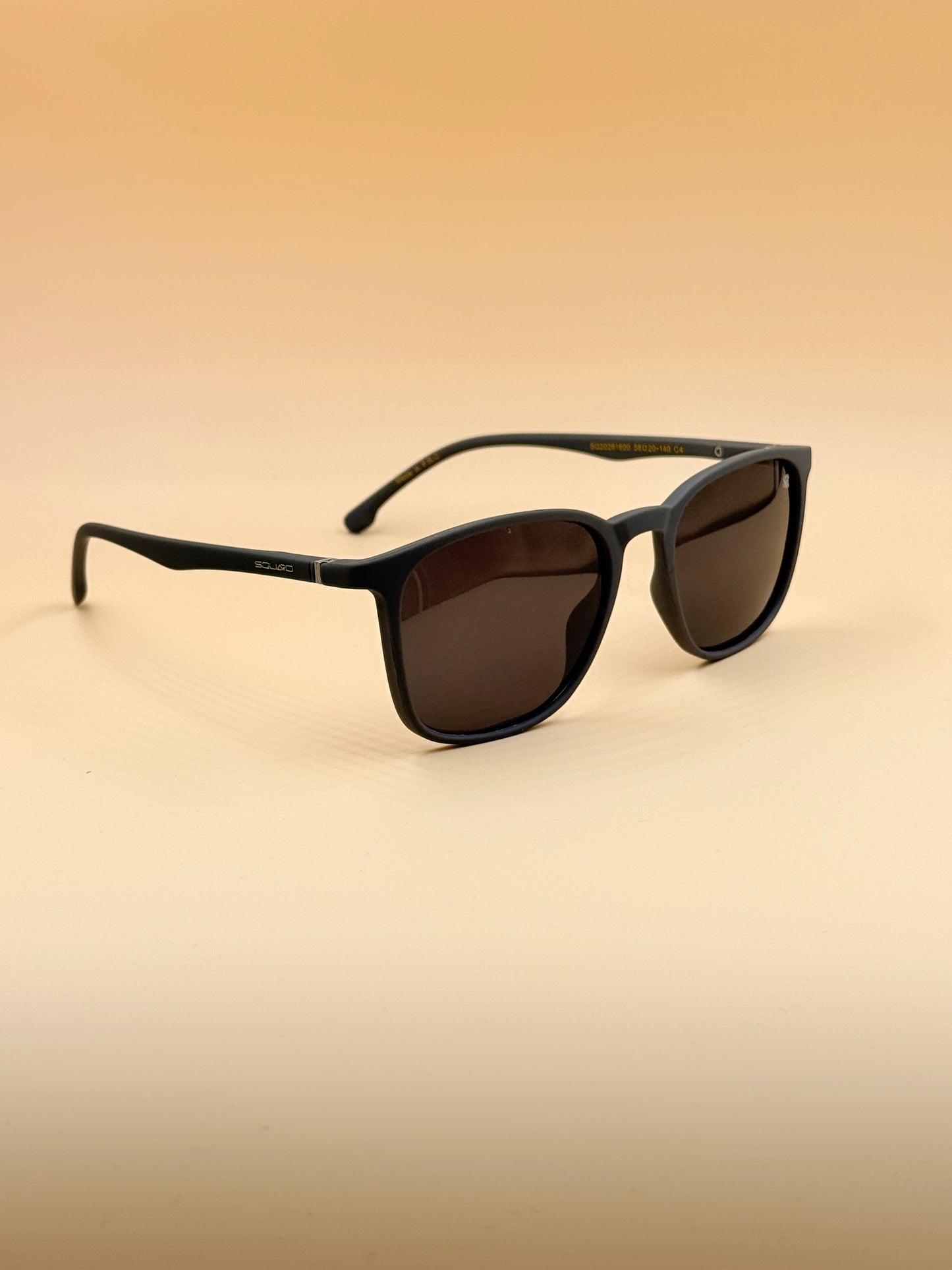 SQUARO Matte Black Polarized Sunglasses – Lightweight Premium quality Frame with Spring Hinges
SQ20261600