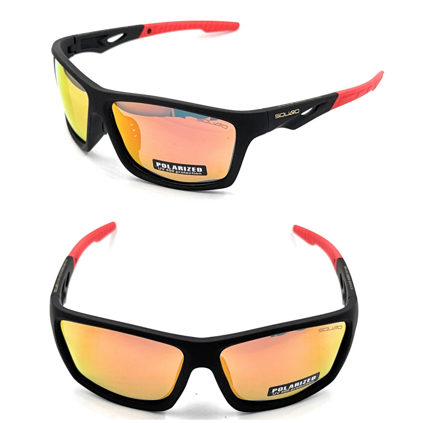 SQUARO Polarized Revo Mirror Sport Sunglasses premium quality UVA- UVB SQ20251561