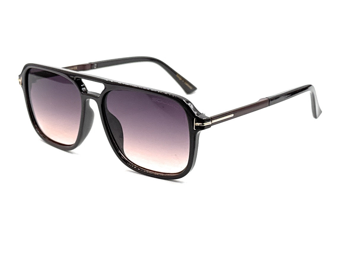 SQUARO Premium Quality Fashion Sunglasses – Black Frame with Gradient Gray Lenses | Classic Square Design
SQ20241520