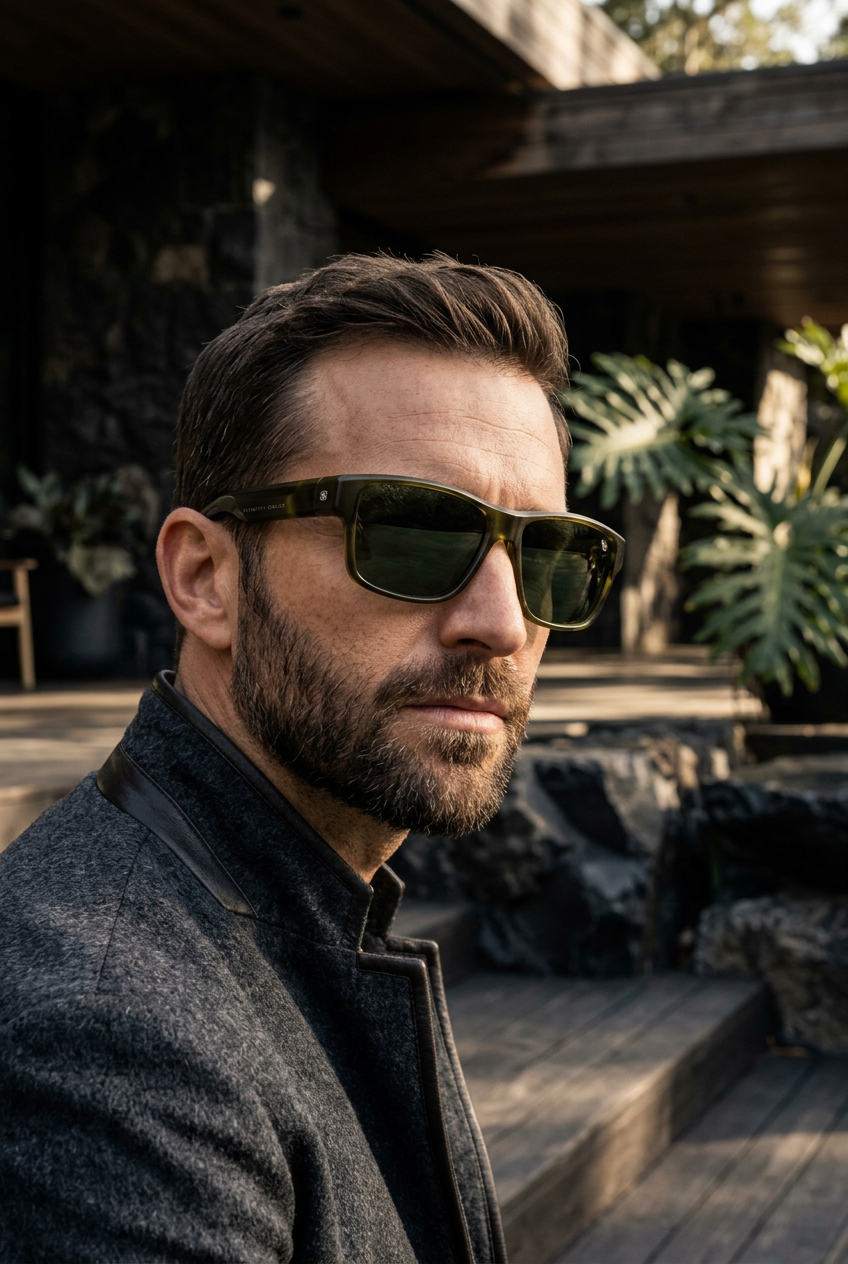 SQUARO Polarized Sunglasses Fishing Driving Hiking Running Rectangular Men Women Unisex UVB-UVA 400 S16105