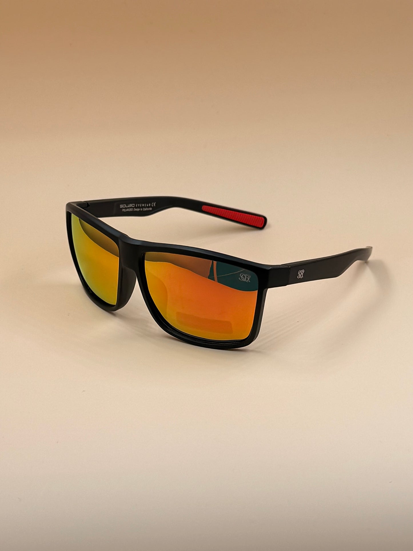 SQUARO Polarized Sunglasses – Men women Lightweight Classic Square Frame wrap style Driving Fishing sport    UVA-UVB SQ20261574