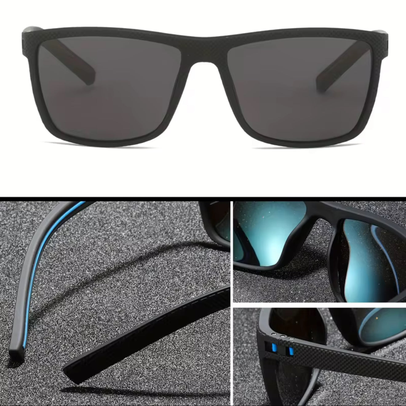 SQUARO Polarized Sunglasses Men Women Driving Fishing Biking Hiking UVB-UVA %100 protection Premium quality with the TAC polarized lenses SQ2024300