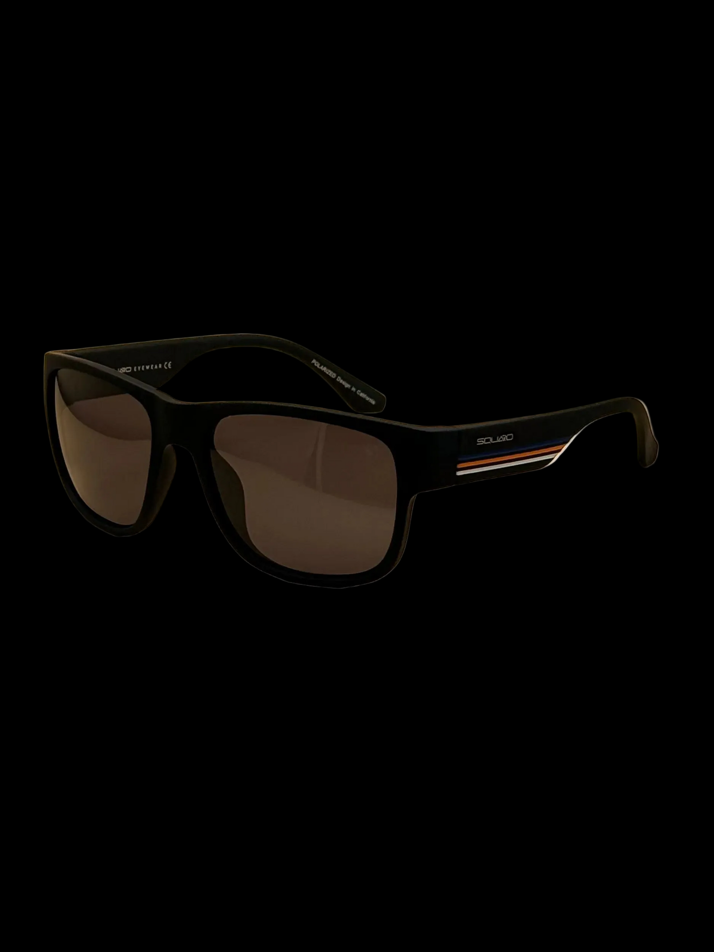 SQUARO Model 3018 Polarized Sunglasses – Matte Black Frame | UV400 Protection