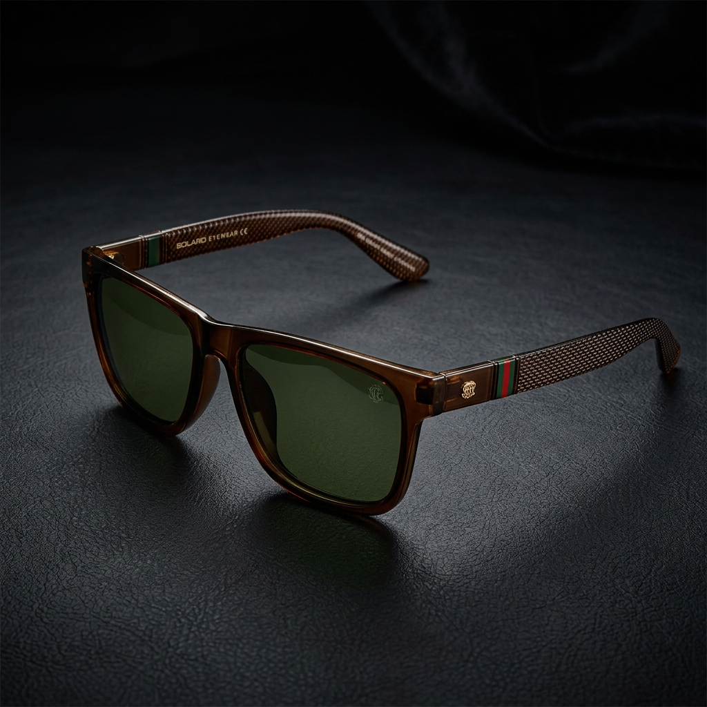 SQUARO Polarized Square Sunglasses UVB- UV400 -%100 Protection with TAC Lenses SQ20261592