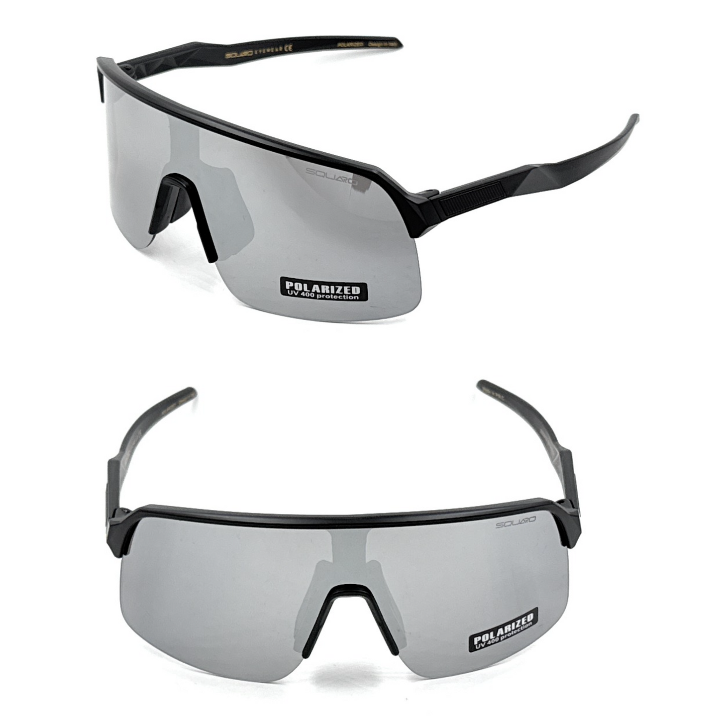 SQUARO Polarized Blue Mirror Sport Sunglasses Biking Fishing Hiking Running Driving All activities with the premium quality UVA-UVB SQ20251531