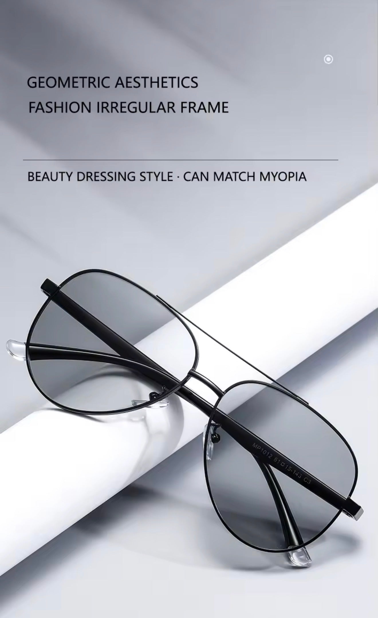 SQUARO Polarized Photochromic Aviator Sunglasses – TR90 + Metal Frame | UV400 Protection High Quality Light weight SQ20261611