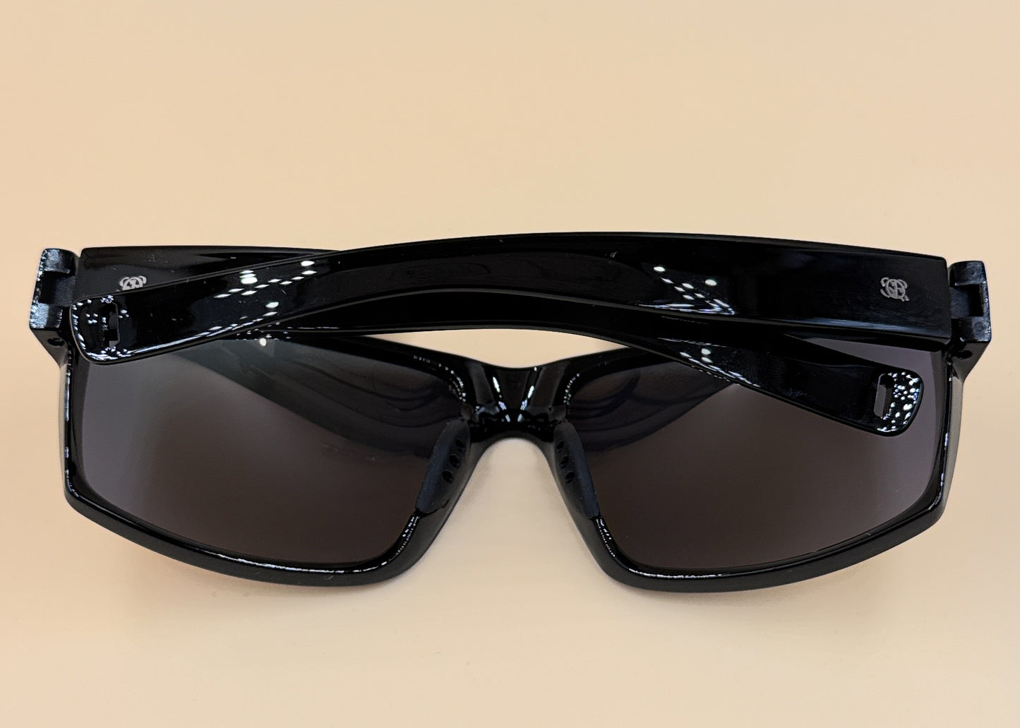 SQUARO 3150 Polarized Sport Sunglasses for Men – Matte Black Frame with Revo Polarized Lenses | UV400 Protection