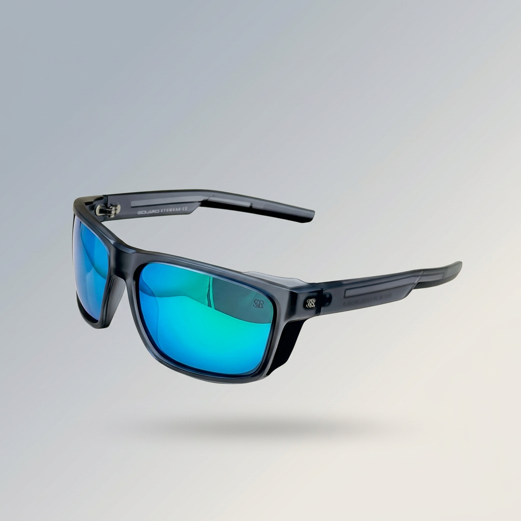SQUARO Polarized Sunglasses Fishing Driving Hiking Running Rectangular Men Women Unisex UVB-UVA 400 S16108