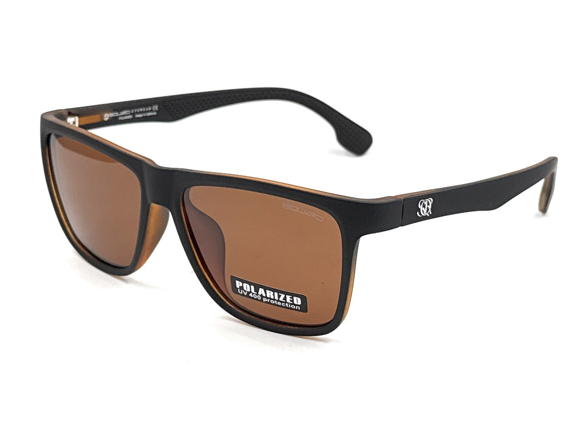 SQUARO Matte Black Polarized Sunglasses – Lightweight Premium quality Frame with Spring Hinges
SQ20241517